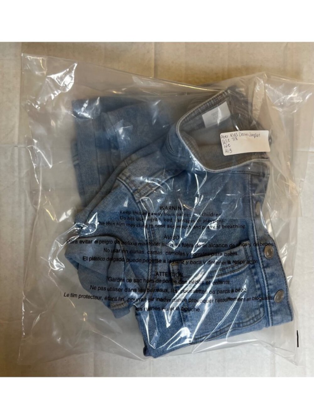 Abercrombie Kids Denim Jumpsuit - Picture 12 of 12
